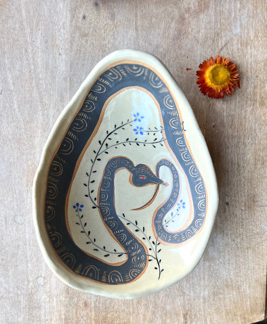 Snake trinket dish