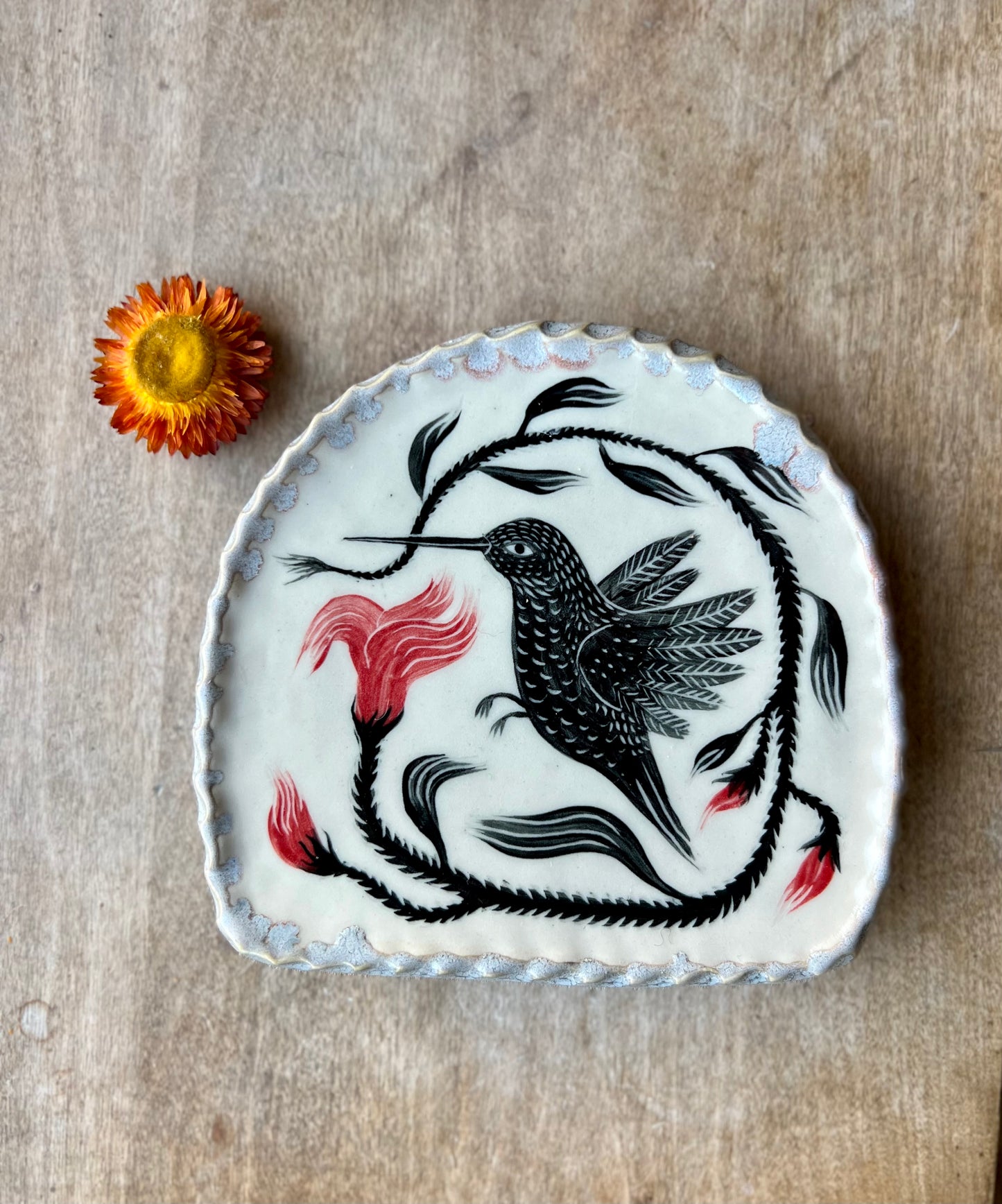 Hummingbird wall plaque #1