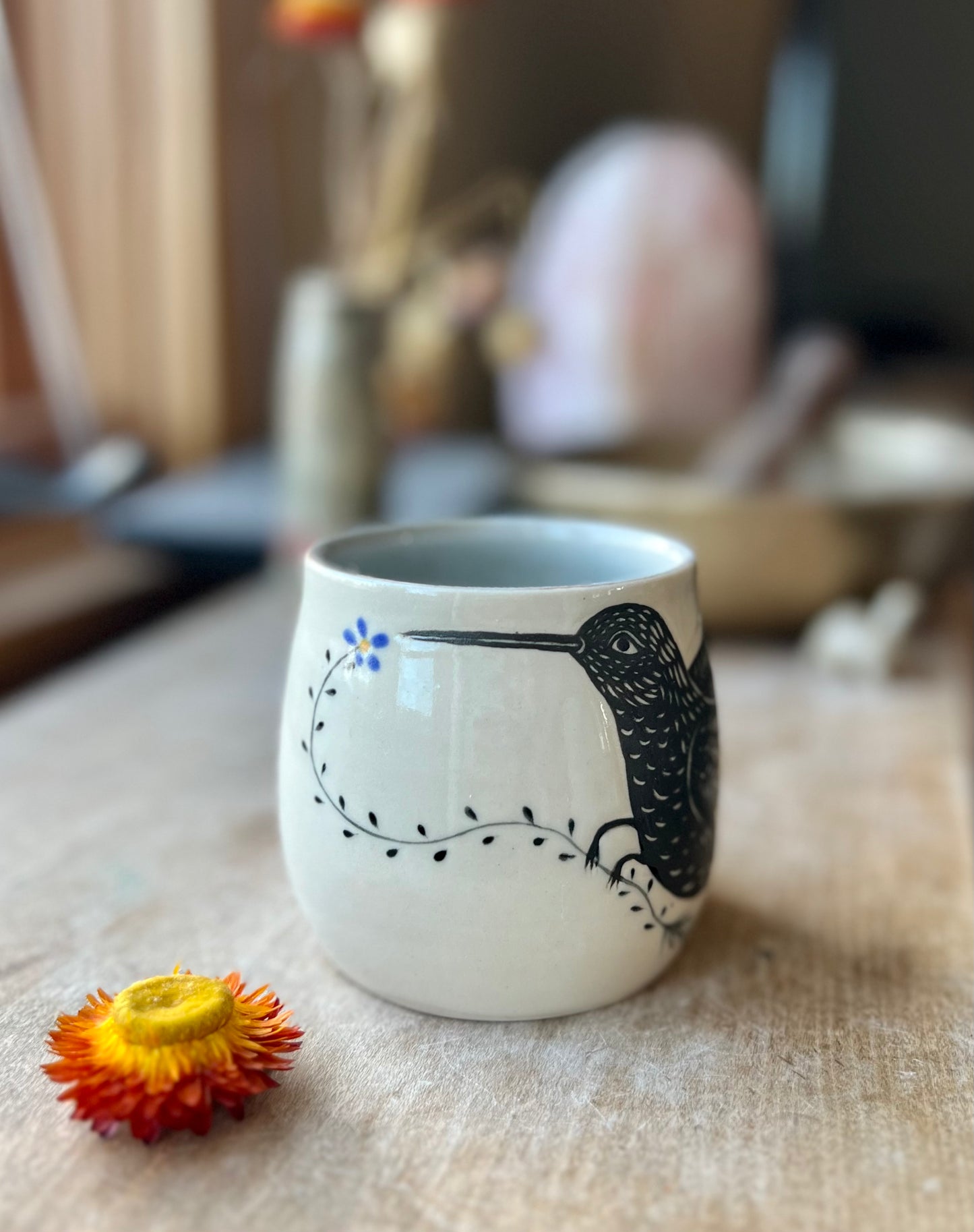 Hummingbird cup