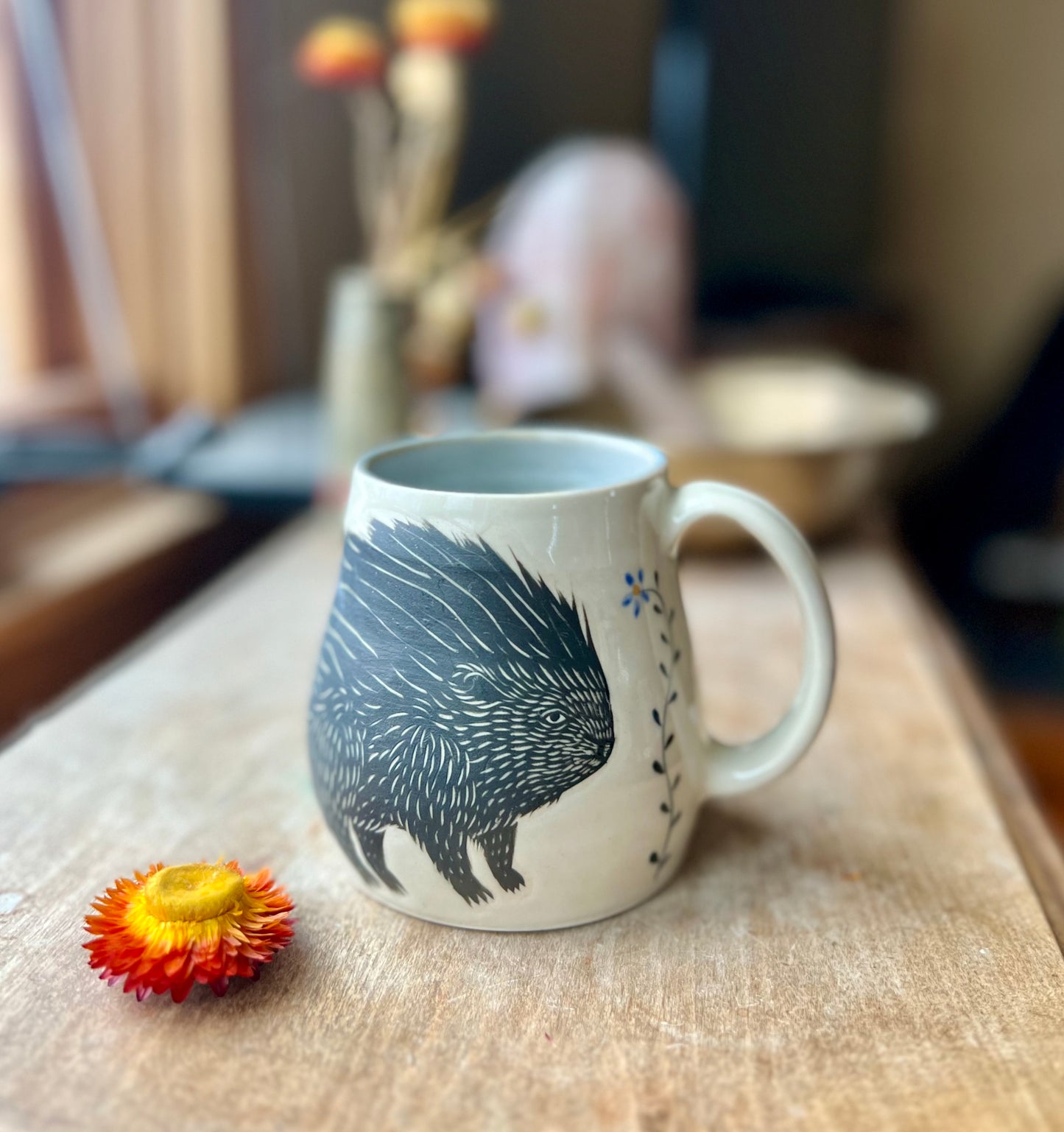 Porcupine mug